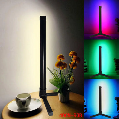 Lampada Da Terra Angolare Rgb Con Controllo Via App Dimmabile E Sincronizzazione Musicale Per Salotti Moderni