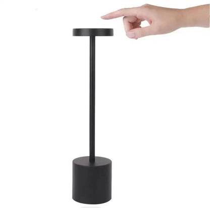 Lampada Da Tavolo Led Ricaricabile Portatile Con Controllo Touch Tre Colori Regolabile Per Camera