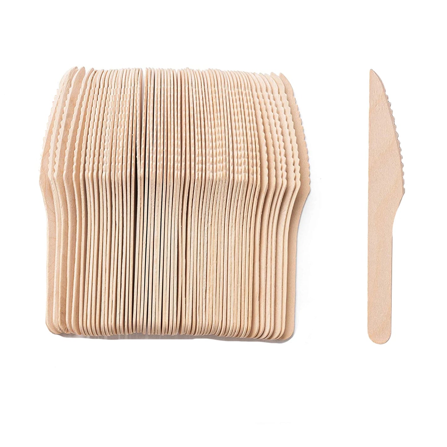Set Posate Monouso In Legno 50 Pezzi Cucchiaio E Forchetta Per Matrimoni Compleanni Feste