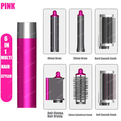 Nuovo Multil Hair Styler Asciugacapelli automatico per arricciare Asciugacapelli ad aria calda/fredda 1300W Piastra per capelli Curling Barrel Spazzola Asciugacapelli per salone