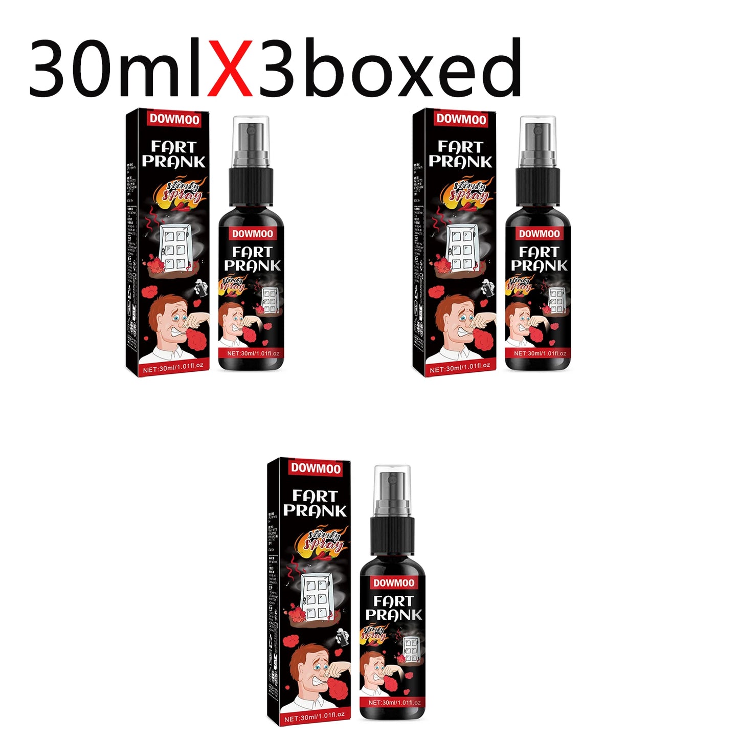 Spray Scherzo Scoregge E Peperoncino 30 ml Giocattolo Umoristico Lunga Durata Per Party