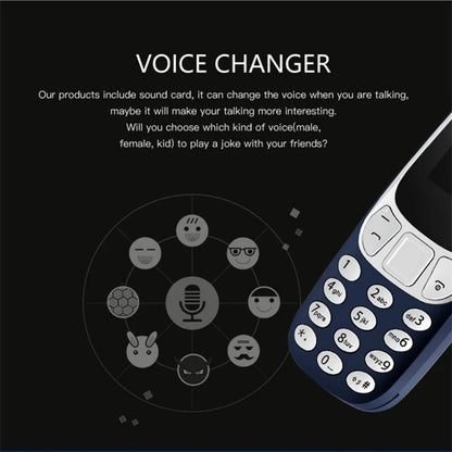 Telefono Mini Portatile L8star BM10 Doppia SIM Lettore MP3 FM Sbloccato Con Funzione Cambio Voce