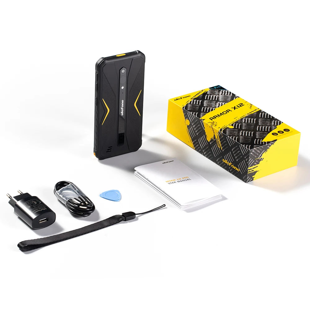 Ulefone Armor X12 Pro,Android 13, fino a 8GB + 64GB ,4860mAh,13MP 5.45 "4G NFC, versione globale, doppio 4G VoLTE,3 Slot per schede