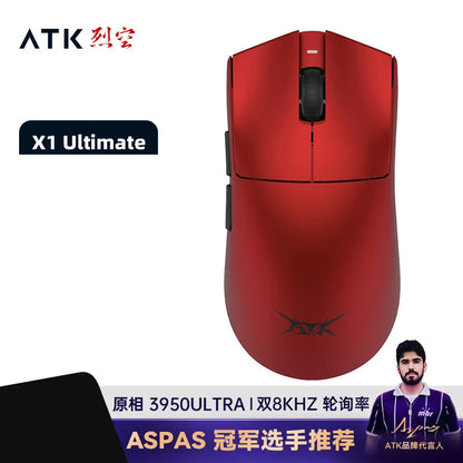 Mouse Wireless Da Gioco Atk Blazing Sky X1 3 Modalità Bassa Latenza Leggero Per Fps Esports