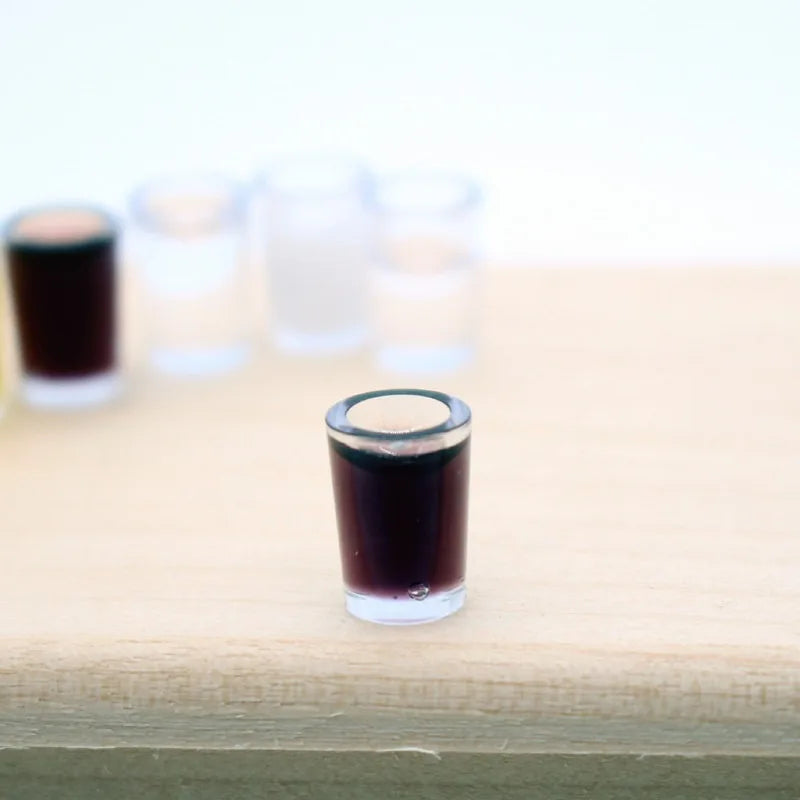 Set Alimentari In Miniatura Per Casa Delle Bambole Bevande Succo Latte Acqua Coca Cola