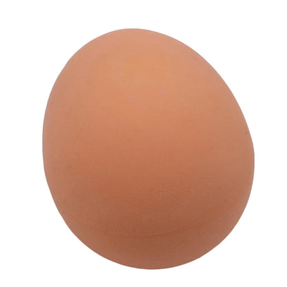 Uova Rimbalzanti Realistiche In Gomma Per Animali Domestici Gioco Da Fattoria Modello Nidificante Pollo Gallina