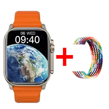 Nuovo Smartwatch 2026 Watch 10 Ultra 49mm con NFC, GPS, Chiamate Bluetooth, Musica BT, Giochi e Ricarica Wireless per Uomo e Donna