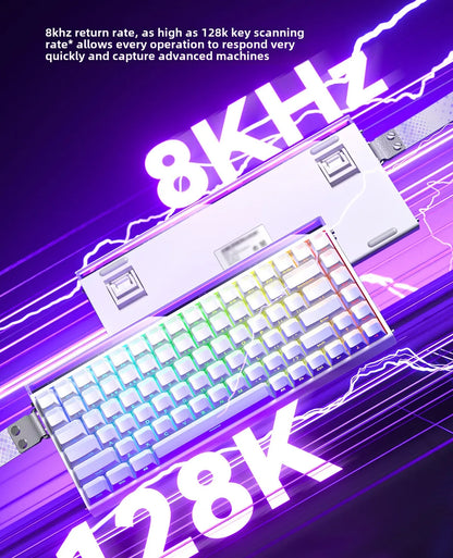 Tastiera Meccanica Da Gioco Aula Hero 84HE Con Interruttore Magnetico RGB Ergonomia
