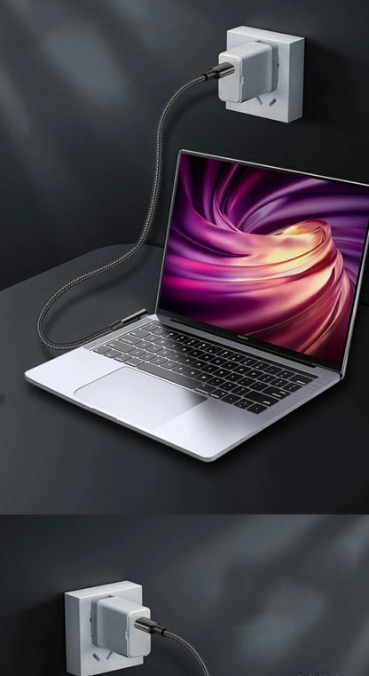 Cavo di Ricarica Usb C Pd 4.0 Angolo di 90 Gradi 100W per iPhone 15 Pro Max Xiaomi Huawei MacBook iPad