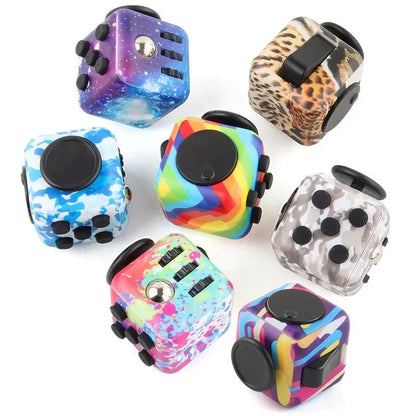 Dadi Di Decompressione Fidget Monocolore Per Sollievo Dallo Stress Rilascio Ansia Adulti E Bambini