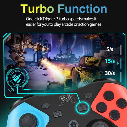 Controller wireless compatibile Bluetooth per Nintendo Switch e Switch 2 Console Android Gamepad PC Controle per accessori NS
