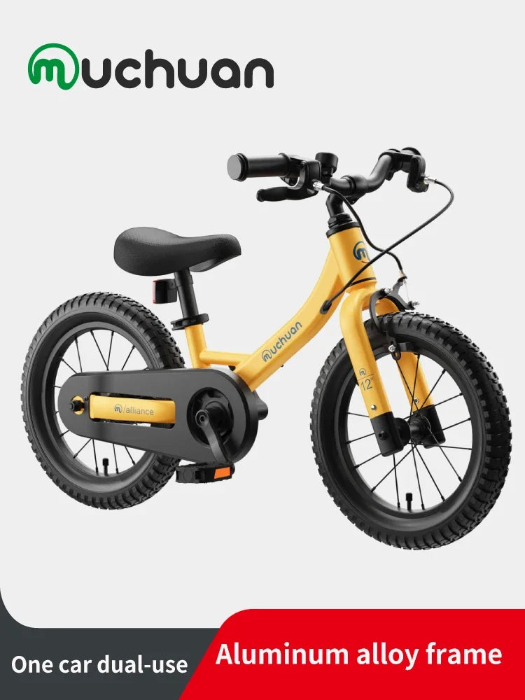 Bici Equilibrio Bambini 2 In 1 Età 2 6 Anni Telaio Alluminio Ruote Da 12 Pollici