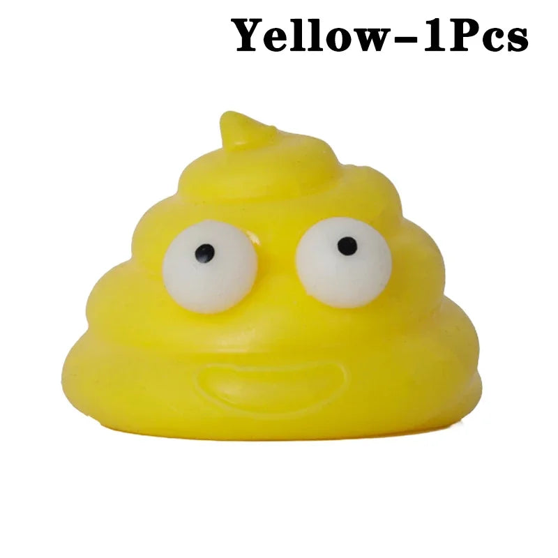 1-10PCS Giocattoli per ridurre lo stress Palline sparse Gadget per ridurre lo stress Palla appiccicosa Cacca Giocattoli peculici Giocattoli per ridurre lo stress