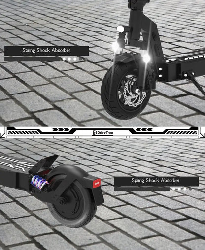 Scooter Elettrico Fat Tire Offroad 500W Freno A Disco Pieghevole Autonomia 40-60 Km 48V 36V 13Ah