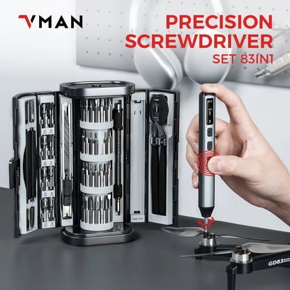72in1 Mini Set di cacciaviti di precisione Punte magnetiche Kit di strumenti di riparazione manuale per iPhone PC Orologio Riparazione computer Apribottiglie regalo