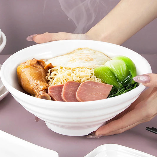 Ciotola In Melamina Resistente Per Noodle E Ramen, Stoviglie Plastiche Casa E Ristorante, Ideale Per Zuppa E Insalata