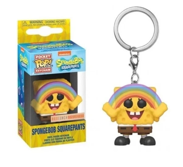 Funko POP Rick Mr Poopy Butthole Noob Tinkles Spider-Man SpongeBob SquarePants e Morty Portachiavi Modellino in PVC Giocattoli Regalo