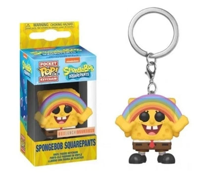 Funko POP Rick Mr Poopy Butthole Noob Tinkles Spider-Man SpongeBob SquarePants e Morty Portachiavi Modellino in PVC Giocattoli Regalo