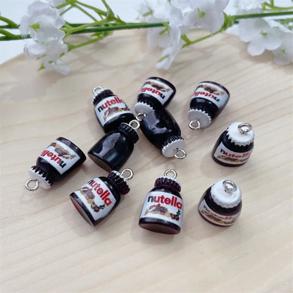 Set 10 Pendenti In Resina 3D Per Gioielli Diy Orecchini Collane Portachiavi Charm Carini