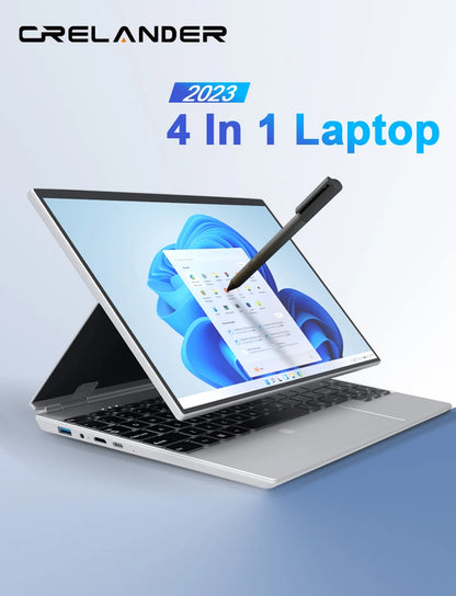 Laptop 14 Pollici Touch Screen 4 In 1 Con Windows 11 Celeron N95 16GB RAM Notebook Per Studenti