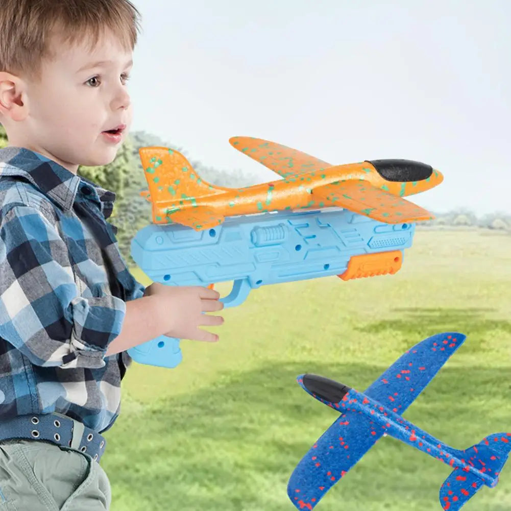 Aliante In Schiuma Per Bambini, Aereo Volante Da Lanciare All'Aperto, Gioco Da Esterni Sicuro