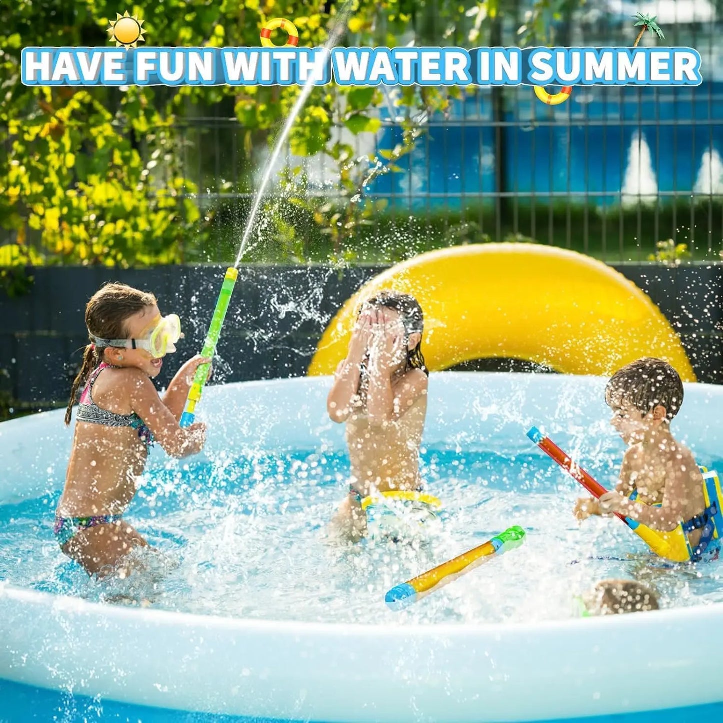 Pistola Ad Acqua 42 Cm Per Bambini Adulti Giochi Estivi All Aperto Piscina Spiaggia