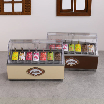 Distributore Automatico Di Gelati In Miniatura Multigusto Per Decorazioni Casa Delle Bambole E Scene Di Supermercato
