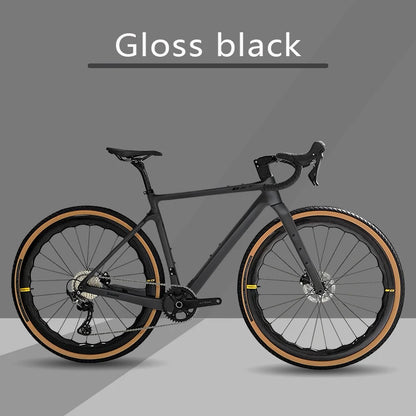 Bici Gravel In Fibra Di Carbonio 700C GRX 600 11 Velocità Con Ruote E Forcella In Carbonio