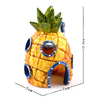 Set di Action Figure di Spongebob, Mini Bambole Cartoon, Decorazioni per Acquario, Accessori per Paesaggistica, Regali di Compleanno
