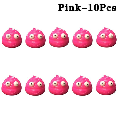 1-10PCS Giocattoli per ridurre lo stress Palline sparse Gadget per ridurre lo stress Palla appiccicosa Cacca Giocattoli peculici Giocattoli per ridurre lo stress
