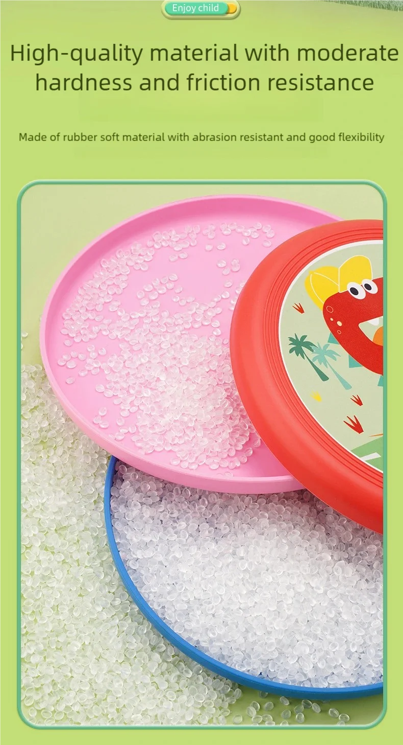 Frisbee Gomma Morbida Per Bambini Sicuro Per Gioco All'Aperto Spiaggia Giardino Unisex