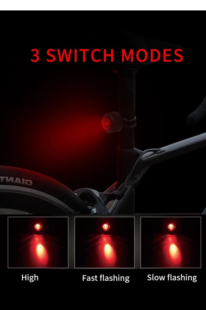 Set Luci Da Bicicletta Ricaricabili Frontale E Posteriore Impermeabili USB MTB Con Alta Luminosità