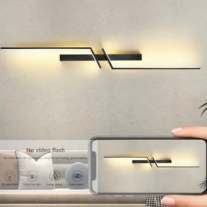 Lampada Da Parete A LED Per Camera Da Letto E Soggiorno Sconce Minimalista Con Illuminazione Uniforme