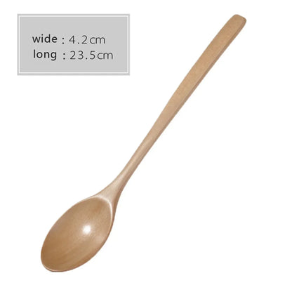 Set Utensili Da Cucina In Legno Cucchiai Per Zuppa Cucchiaini Da Tè E Miele Strumenti Di Cottura