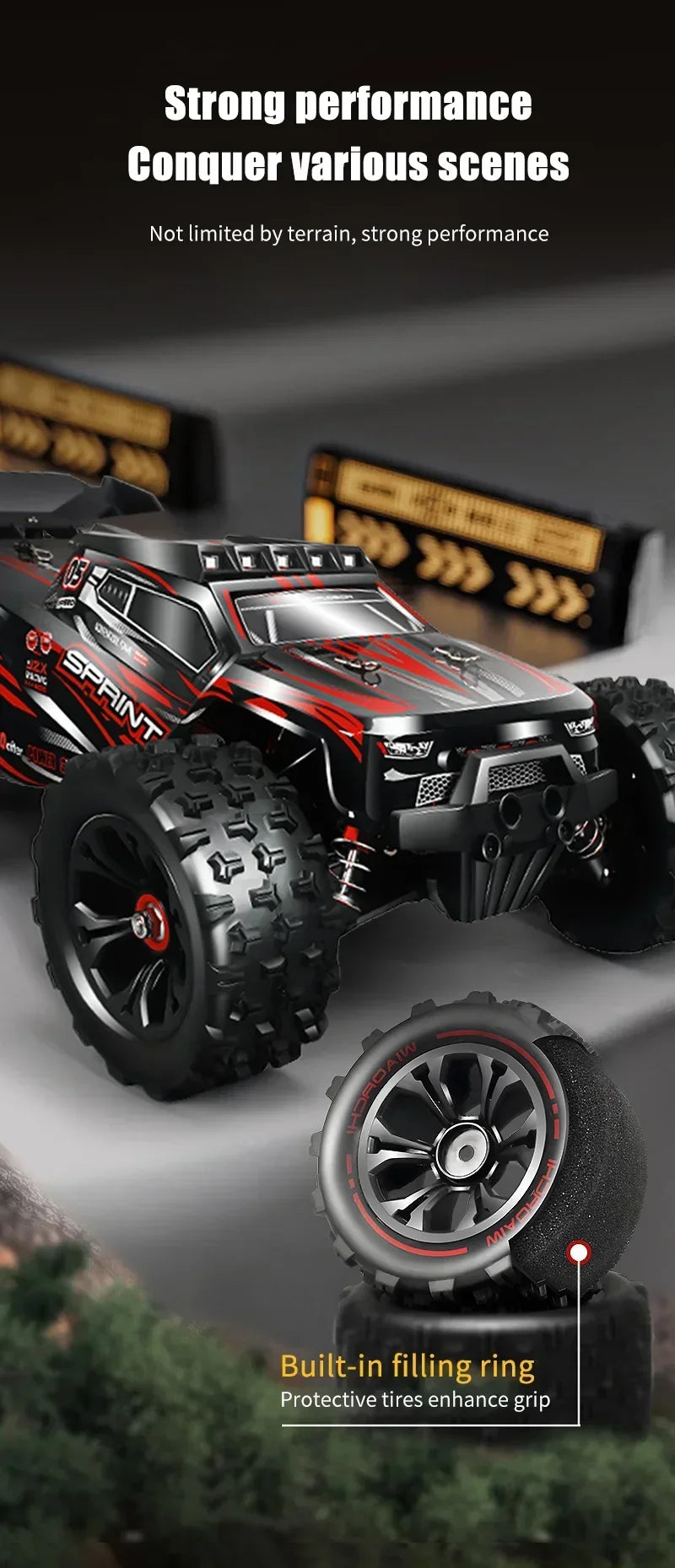 9522PRO 85KM/H Auto RC ad alta velocità Brushless a quattro ruote motrici Off-road Drift 1:16 Auto da corsa professionale 9522 50KM/H Giocattolo per ragazzi