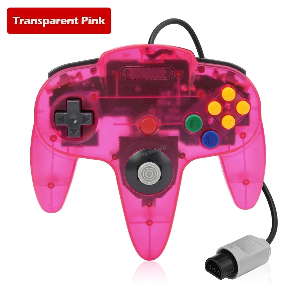 Gamepad cablato a 8 colori per console N64 Joypad Control per N64 Joystick classico Console di gioco retrò Accessori per gamepad