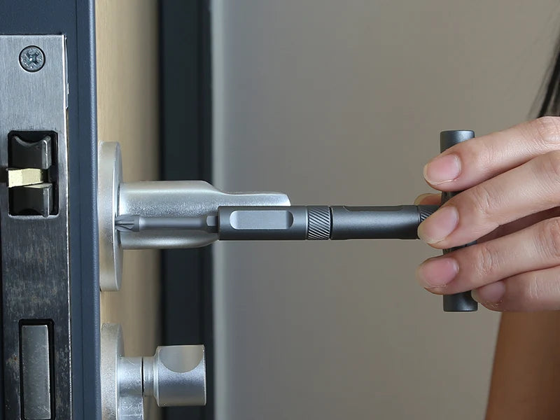 Set Cacciaviti Cricchetto 74 in 1 in Con Maniglia a T Portatile per Riparazioni Fai da Te Mobili Computer Biciclette