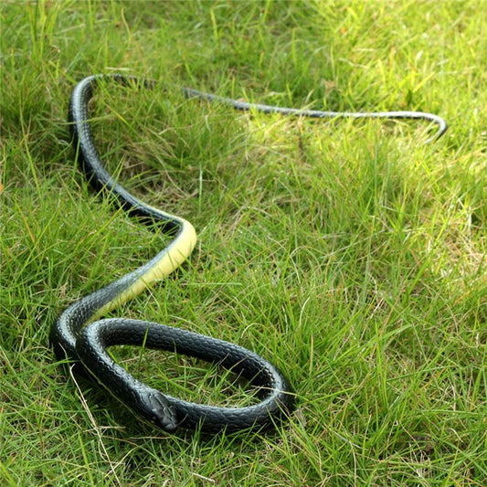 Serpente Giocattolo In Gomma Morbida 130 Cm Realistico Per Scherzi Esterni Da Giardino