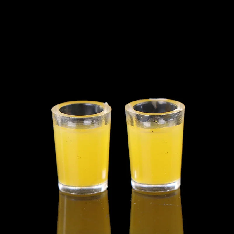 Set Da 3 Mini Caraffe In Vetro Per Succo E Latte Per Casa Delle Bambole Accessori Per Modelli Di Scena