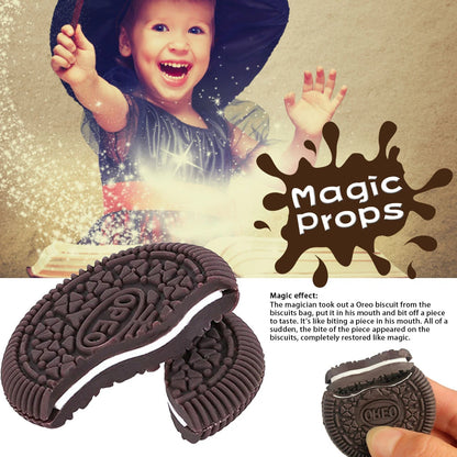 Biscotto magico per bambini Biscotti OREO Trucchi magici Accessorio Primo piano Oggetti di scena Spettacolo di magia facile e sorprendente per bambini Giocattolo di apprendimento per adulti