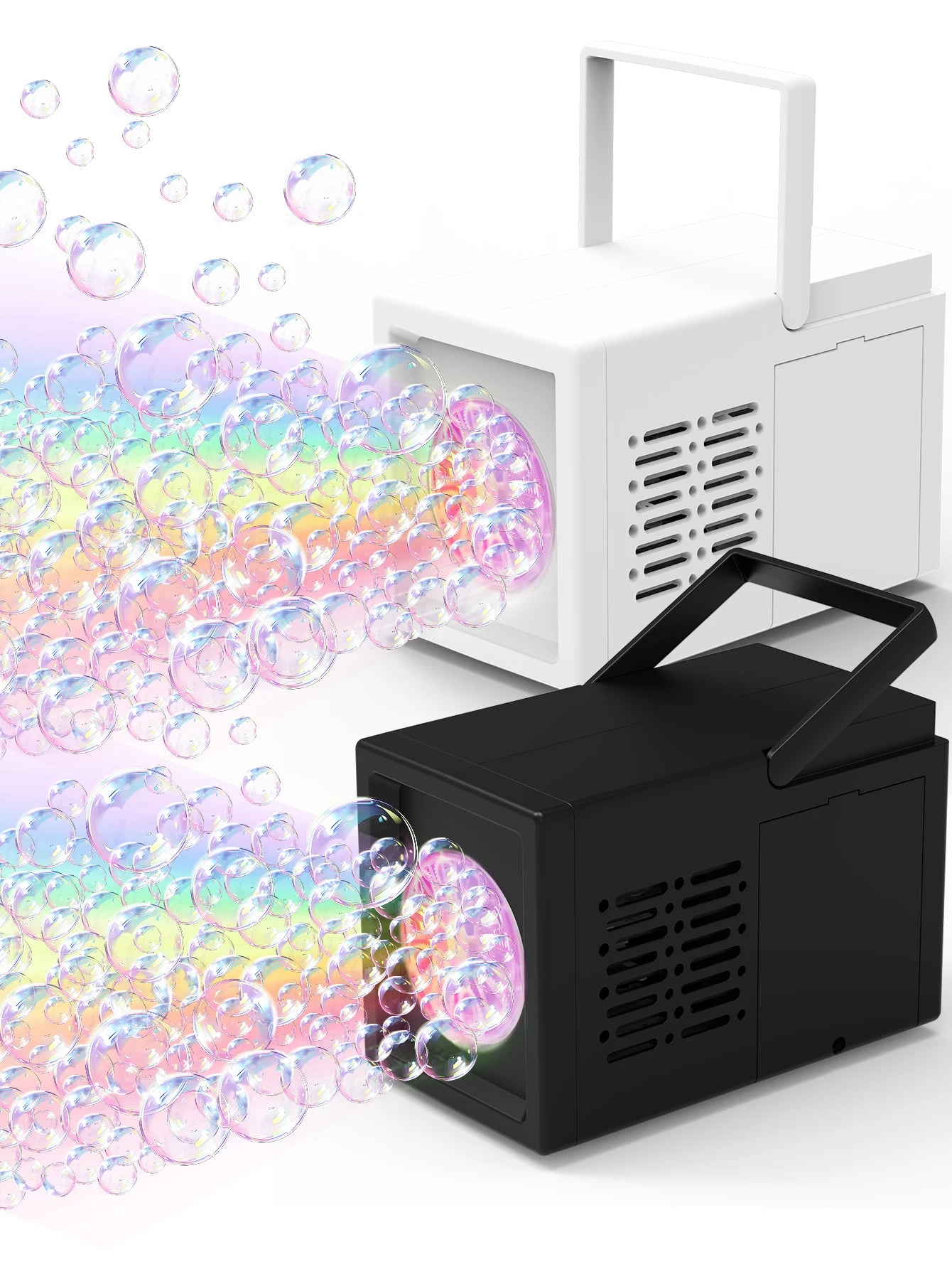 Macchina Per Bolle Elettrica Portatile Con Soffiaggio Automatico A 10 Fori Per Feste All Aperto Senza Batteria