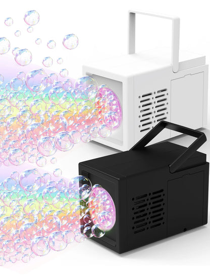 Macchina Per Bolle Elettrica Portatile Con Soffiaggio Automatico A 10 Fori Per Feste All Aperto Senza Batteria