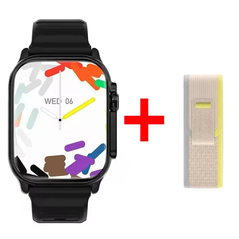 Nuovo Smartwatch 2026 Watch 10 Ultra 49mm con NFC, GPS, Chiamate Bluetooth, Musica BT, Giochi e Ricarica Wireless per Uomo e Donna