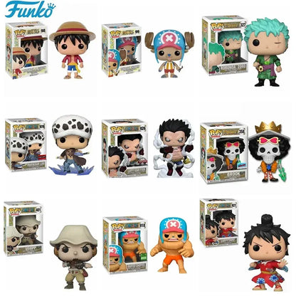 FUNKO POP ONE PIECE Stili completi 939 SHANKS Brook 1129 CHOPPER 918 ZORO 923 Rufy GEAR FOUR 926 #   LAW 926 #   1016 #   Giocattolo modello figura