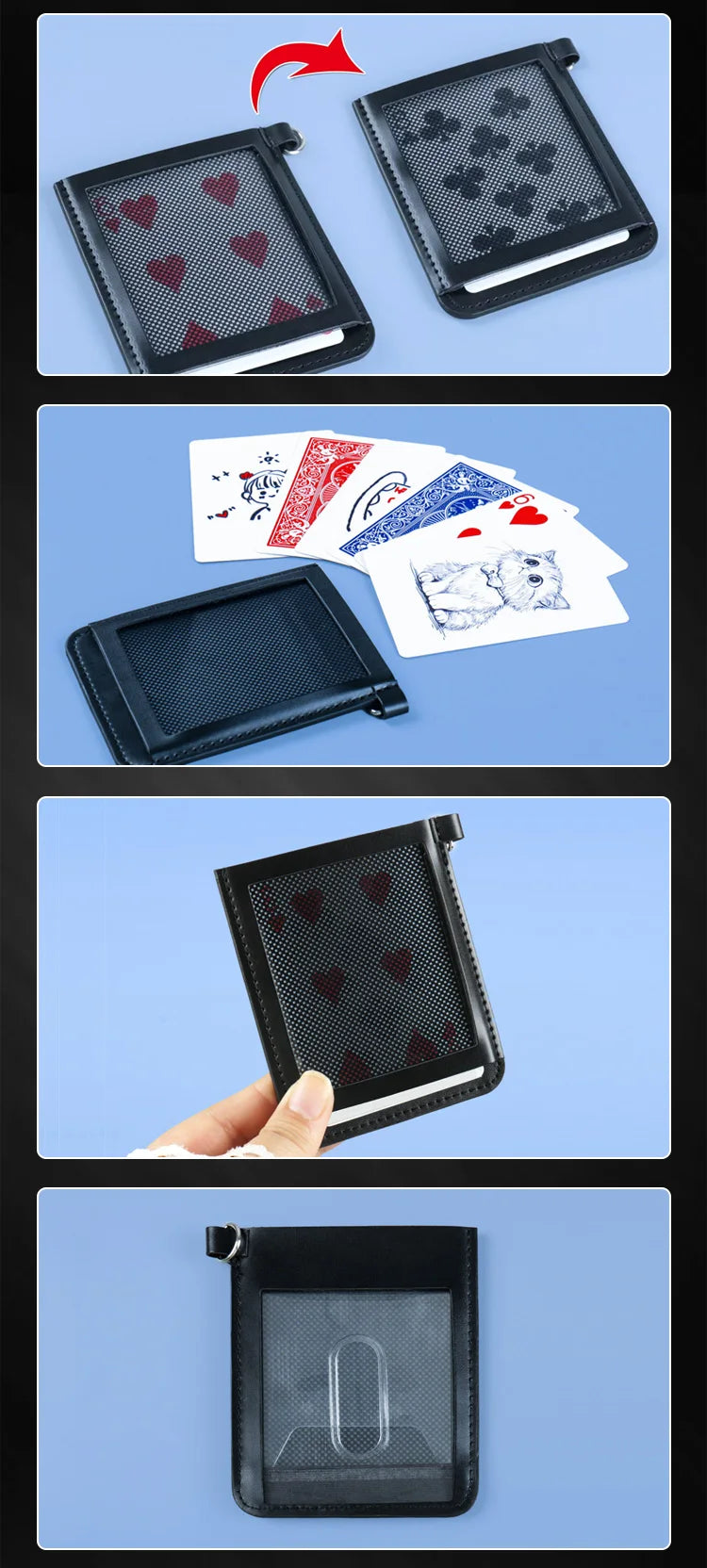 Mazzo Carte Magia da Vicino Edizione Wow Card Pack per Trucchi di Magia con Visualizzazione Chiara e Prestazioni Definite