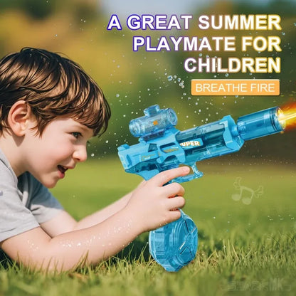 Pistola Ad Acqua Elettrica Con Led E Sensore Automatico Giocattolo Estivo Per Bambini Piscina E Spiaggia
