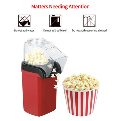 Macchina Popcorn Automatica Uso Domestico Impianto Cucina 1200 W CE Facile Da Usare