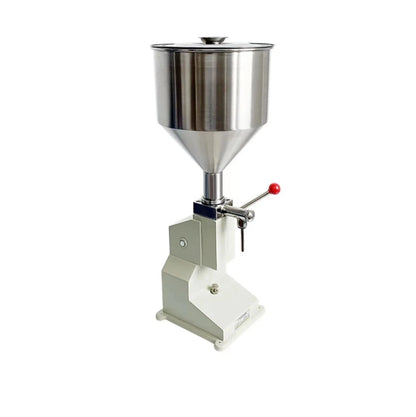 Riempitrice Manuale Per Bottiglie Liquide Modello A03 Con Ugelli Da 4 Mm E 8 Mm Velocità 5-30 Bottiglie Al Minuto