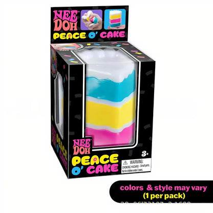 Schylling Nee Doh Nice-Sicle Cubo Sensoriale, Giocattolo Morbido Antistress, Ideale per Ansia e Concentrazione