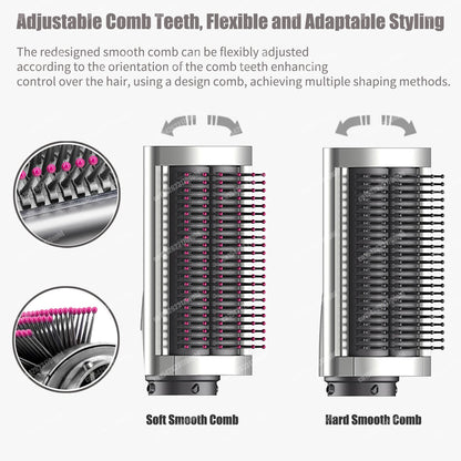 Nuovo Multil Hair Styler Asciugacapelli automatico per arricciare Asciugacapelli ad aria calda/fredda 1300W Piastra per capelli Curling Barrel Spazzola Asciugacapelli per salone